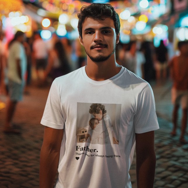 Personalizado Padre Foto Camiseta | Gif de papá pe (Subido por el creador)