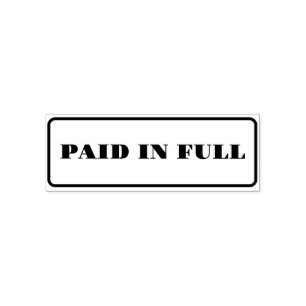 Personalizado Pagado En Texto Completo Sello De Au