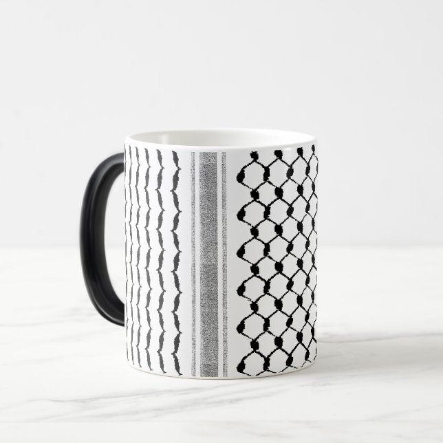 Personalizado palestino Kufiya diseñó una taza de  (Anverso izquierdo)