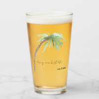Personalizado Palm Tree viva mi mejor vida