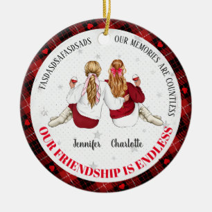 Personalizado Para Mejor Ornamento De Navidad Amig