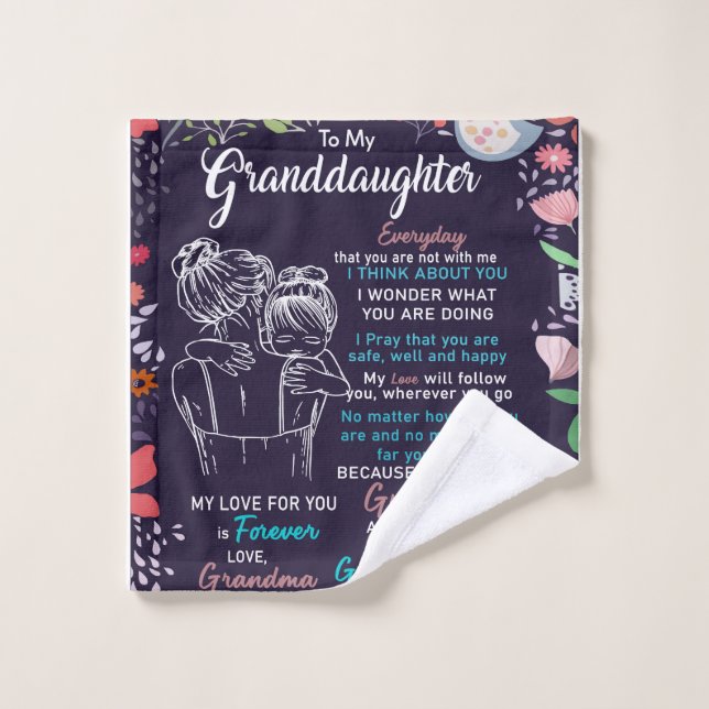 Personalizado Para Mi Abuela (Toallita)