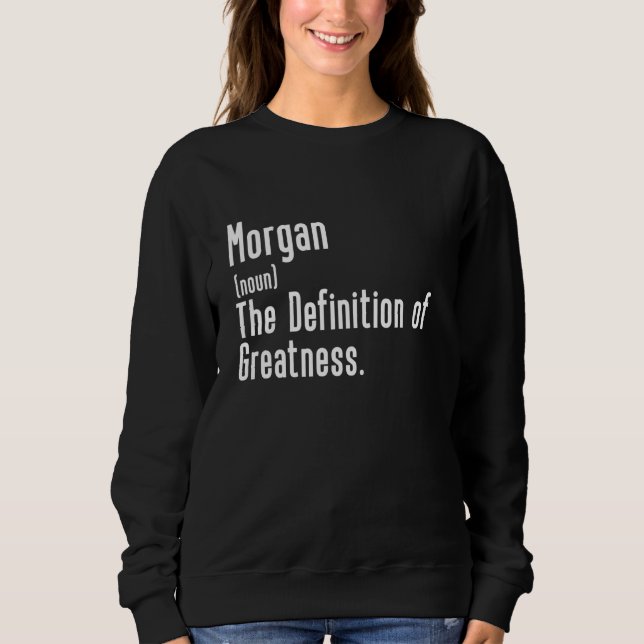 Personalizado Para Morgan - Camisa Graciosa Con El (Anverso)