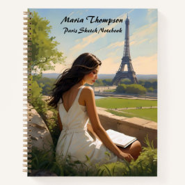 Personalizado Paris Sketch Viajes Diario Diario de