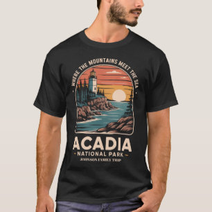 Personalizado Parque Nacional Acadia Camisa de via
