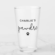 Personalizado Pawdre Typography Dog Dad New Dog
