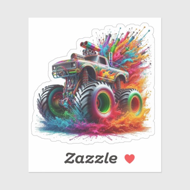 Personalizado pegatina de Camión (Hoja)