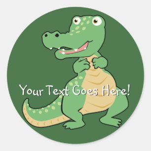 Personalizado Pegatina de cocodrilo
