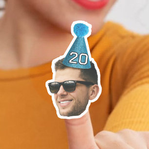 Personalizado Pegatina de Cumpleaños, Pegatina Fac