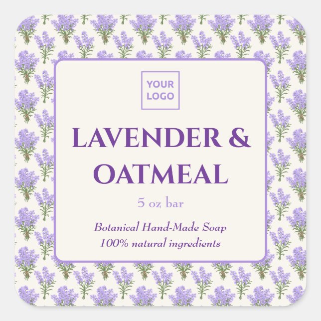 Personalizado Pegatina de negocios para jabón de l (Anverso)