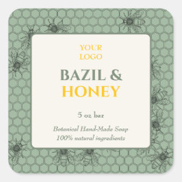Personalizado Pegatina de negocios para jabón hech