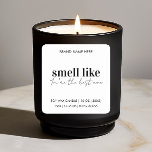 Personalizado Pegatina de velas   La mejor mamá de