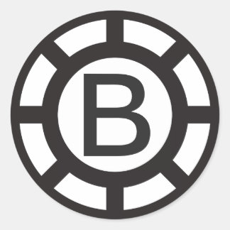 Personalizado pegatina monogramado inicial