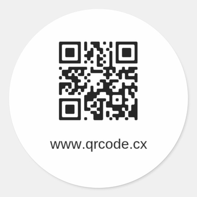 Personalizado Pegatina redondo (Anverso)