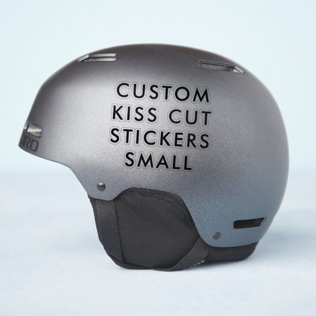 Personalizado PEGATINAS de KISS CUT personalizados (Lado del casco)