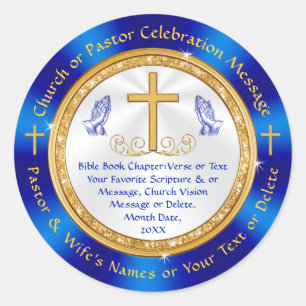 Personalizado, Pegatinas de la Iglesia, favores, s