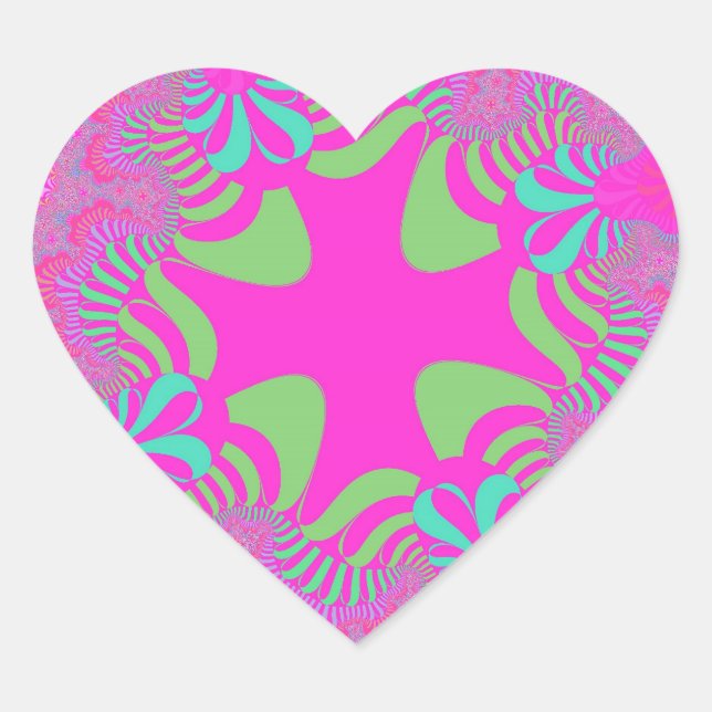 Personalizado Pegatinas de Neón Rosa (Anverso)