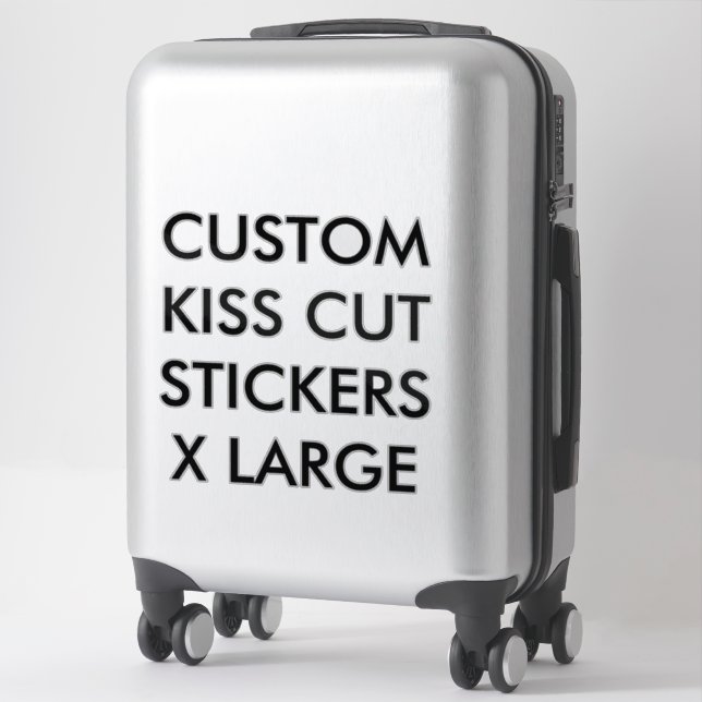 Personalizado PEGATINAS personalizados de KISS CUT (Maleta)