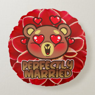 Personalizado perfectamente casada con almohada re