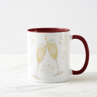 personalizado, personalizada, año nuevo, taza de f