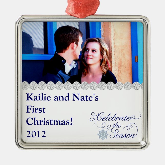 Personalizado personalizado celebra los adornos de (Frente)