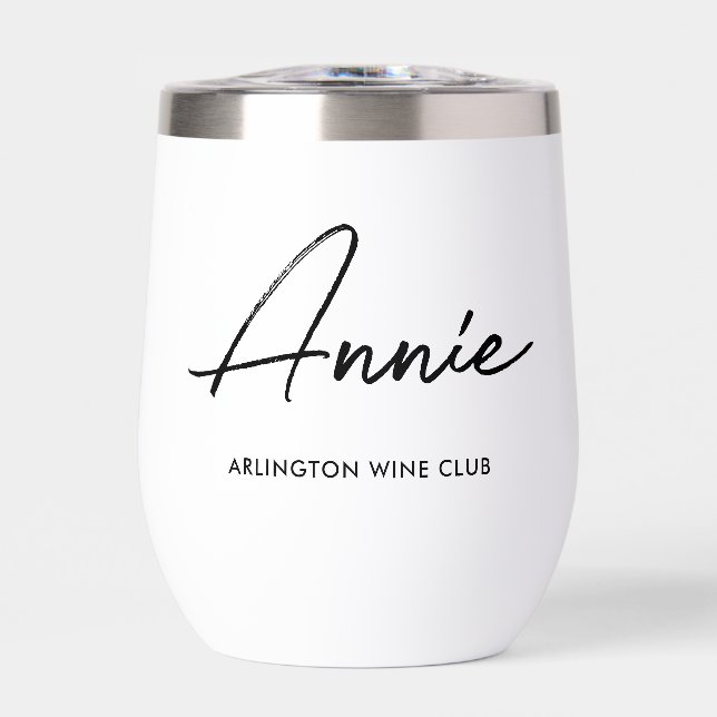 Personalizado Personalizado Cena, Vino o Libro Clu (Frente)