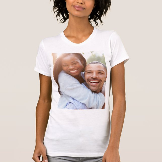 Personalizado personalizado de tu camiseta fotográ (Anverso)