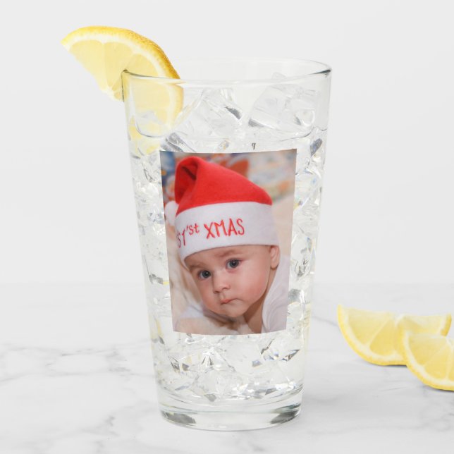 Personalizado personalizado doble cara 2 foto (Anverso (hielo))