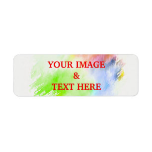 Personalizado personalizado, etiqueta de foto prop