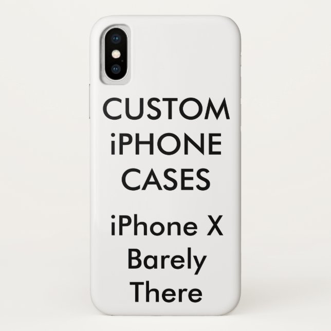 Personalizado Personalizado iPhone X Funda de apen (Reverso)