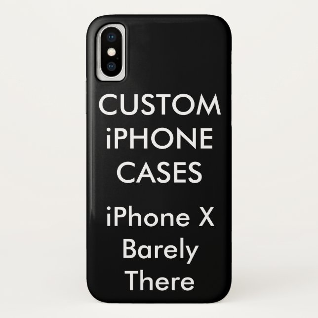 Personalizado Personalizado iPhone X Funda de apen (Reverso)