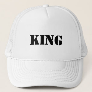 Personalizado personalizado King Textos Sombreros