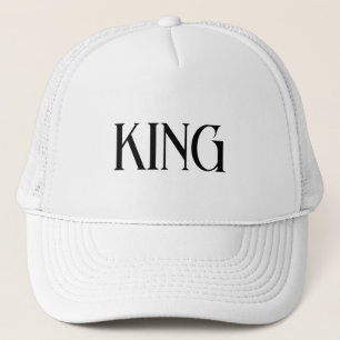 Personalizado personalizado King Textos Sombreros