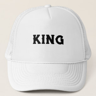 Personalizado personalizado King Textos Sombreros