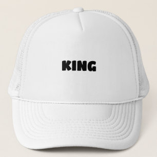 Personalizado personalizado King Textos Sombreros