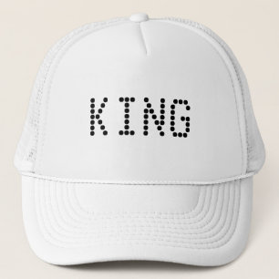 Personalizado personalizado King Textos Sombreros