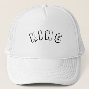 Personalizado personalizado King Textos Sombreros