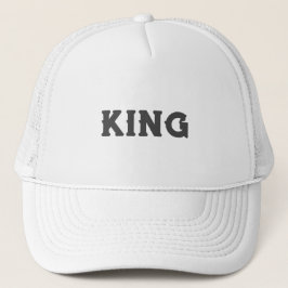 Personalizado personalizado King Textos Sombreros 
