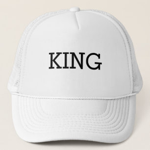 Personalizado personalizado King Textos Sombreros