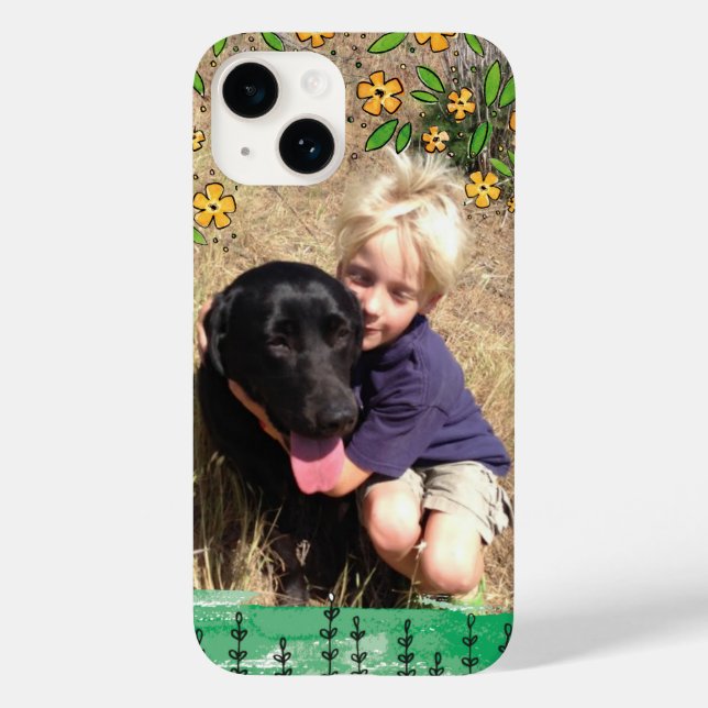 Personalizado personalizado lindo foto funda iPhon (Reverso )