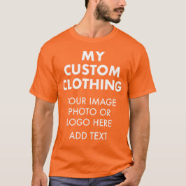 Personalizado Personalizado NARANJA DE LA CAMISETA