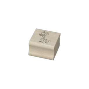 Personalizado personalizado Niño Giraffe Sello de