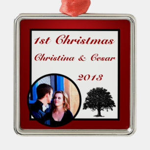 Personalizado personalizado ornamento árbol blanco