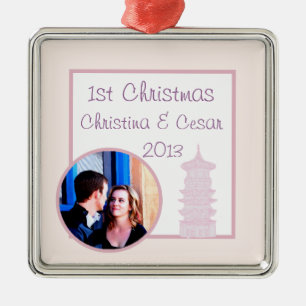 Personalizado personalizado ornamento linterna ros