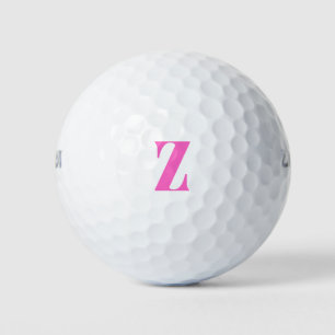 Personalizado personalizado rosa Monograma Bolas d