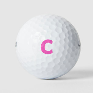 Personalizado personalizado rosa Monograma Bolas d