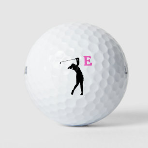 Personalizado personalizado rosa Monograma Bolas d