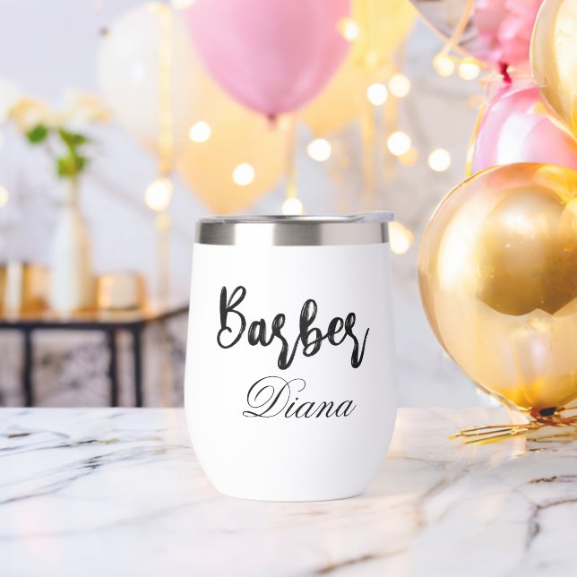 Personalizado Personalizado Su Nombre Barber (Despedida de soltero)