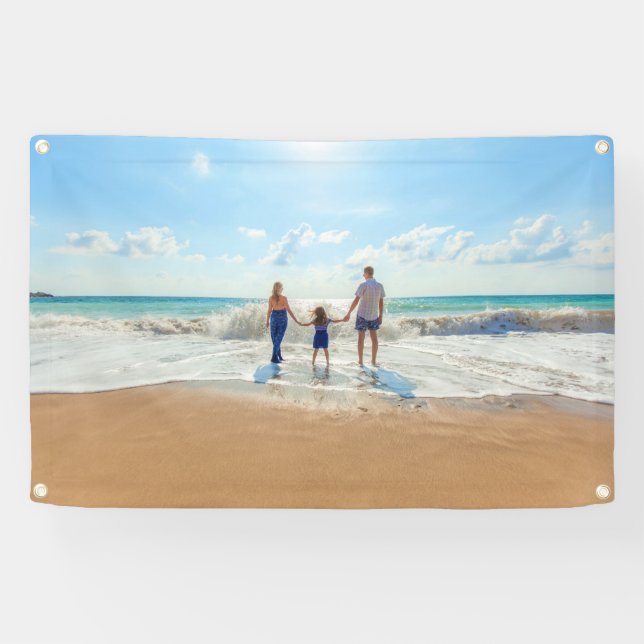 Personalizado personalizado Su pancarta fotográfic (Horizontal)