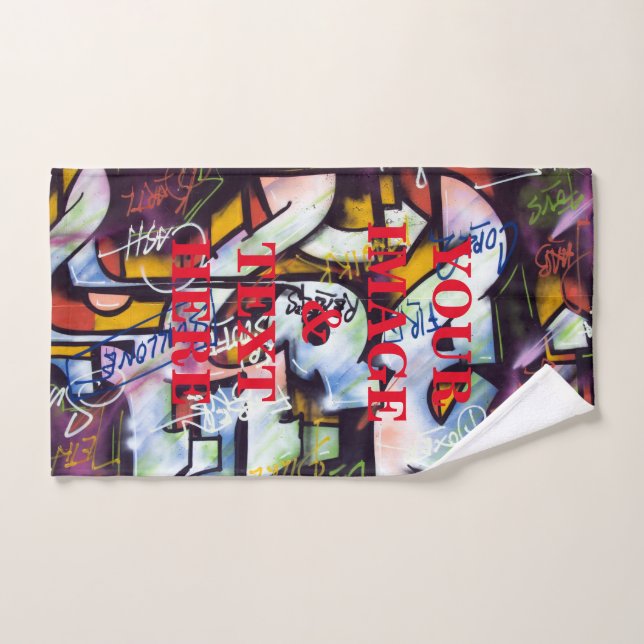 Personalizado personalizado: su propia foto y remo (Toalla de mano)